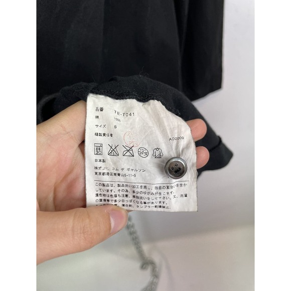 Comme Des Garçon Black Ruffle LS Cardigan Size Small - Picture 9 of 11